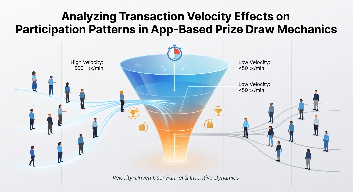 Diagramm zur Analyse von Transaktionsgeschwindigkeiten und Teilnahmemustern in mobilen Gewinnspiel-Apps