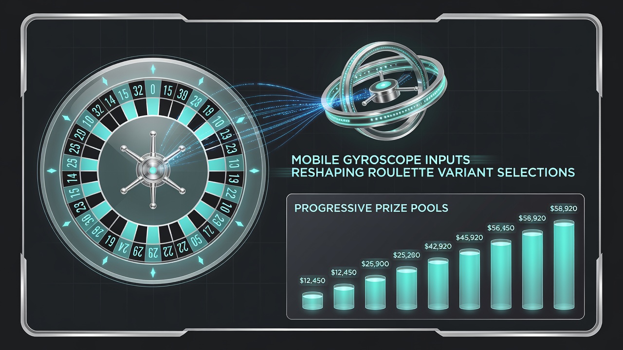 Cross-Device-Sitzungen mit Gyroskop-Eingaben, die progressive Preispools in Roulette-Varianten beeinflussen und mobile Nutzer verbinden