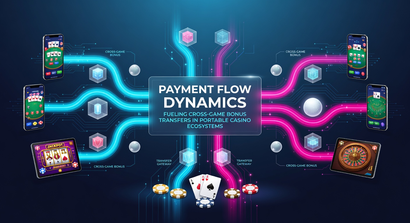 Darstellung von Zahlungsflüssen und Bonus-Transfers in portablen Casino-Systemen