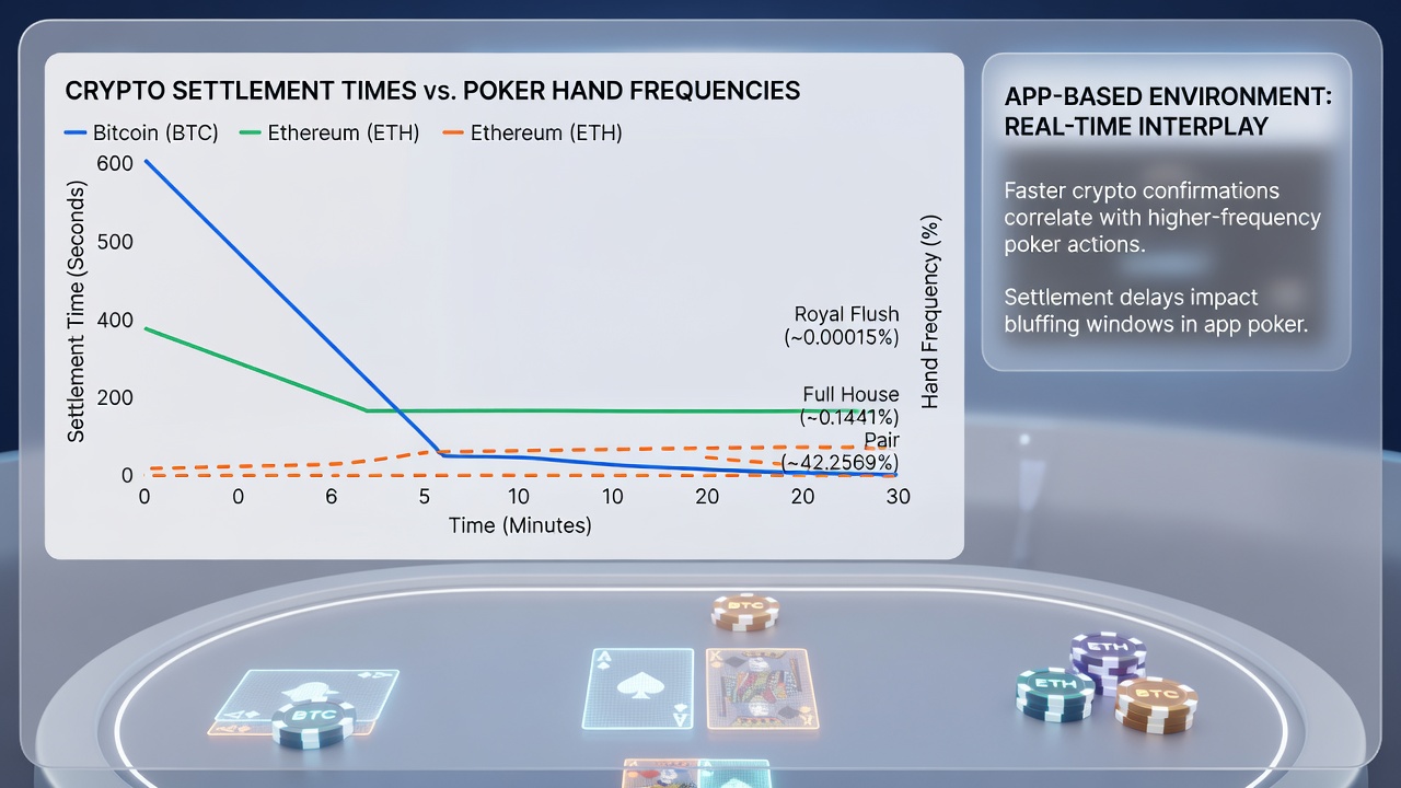 Darstellung von Transaktionsflüssen und Handfrequenzen in Poker-Apps
