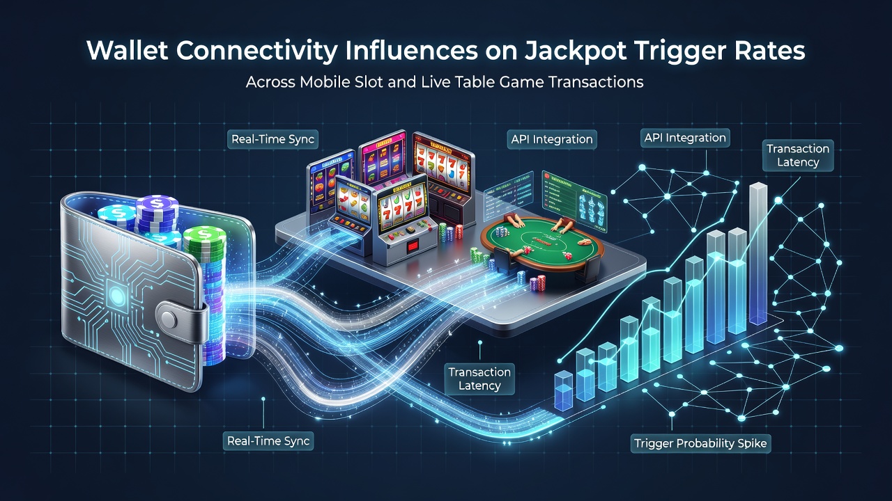 Datenvisualisierung zu Transaktionsgeschwindigkeiten und Jackpot-Auslöseraten in mobilen Casino-Apps